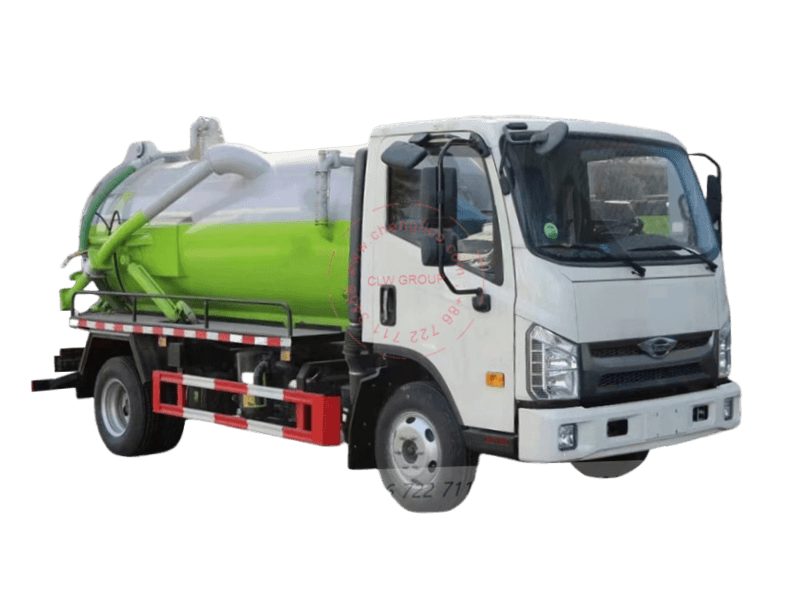 Foton Forland 4×2 5000 Liters Sewage Suction Truck