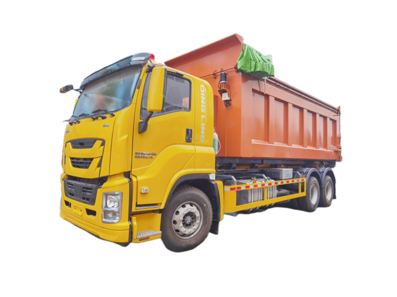 Isuzu 6×4 28000 Liters Hook Arm Garbage Truck