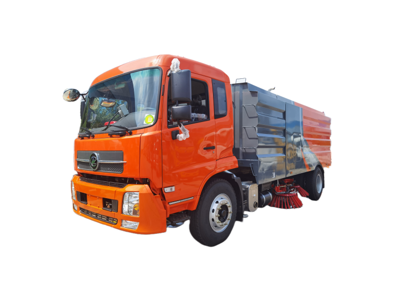 Chengli 4×2 Road Sweeper Truck (4m³ water tank 8m³ dust tank)