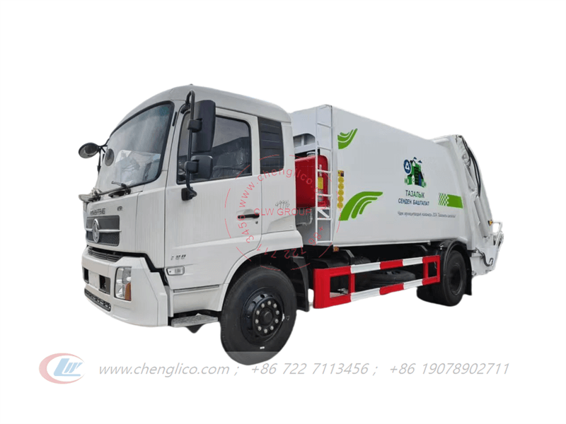 Dongfeng 4×2 10000 liters Compression Garbage Truck