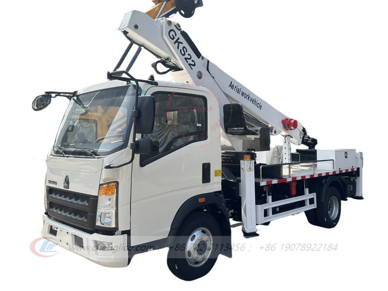 HOWO 4×2 Aerial Work Vehicle with 23m Height