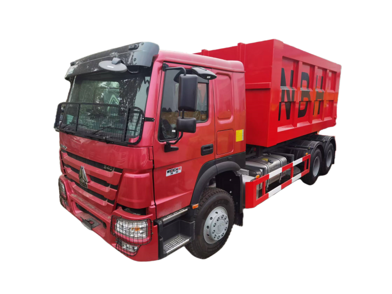 SINOTRUK HOWO 6×4 hook-arm garbage truck