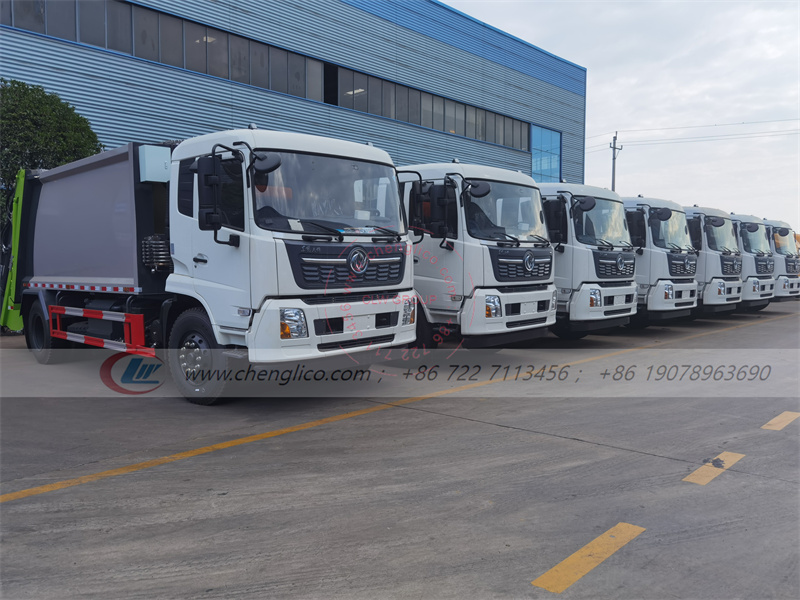 Dongfeng 12CBM Compactor Garbage Trucks