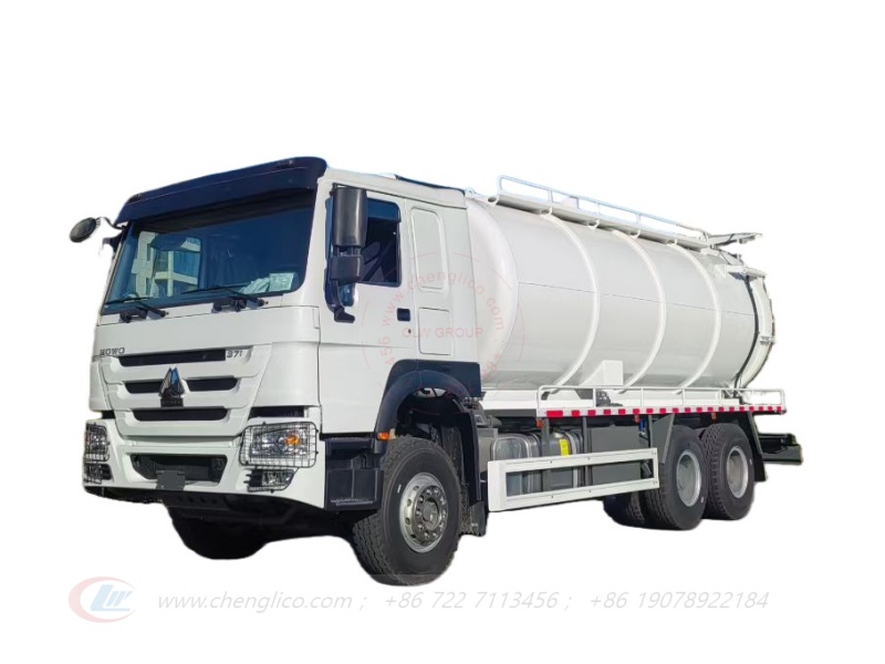 Sinotruk Howo 6x4 20cbm Vacuum Sewage Truck