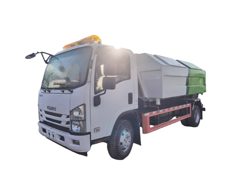 ISUZU hook lift truck