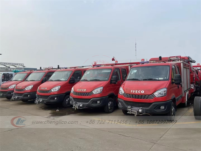Customized IVECO 4×4 Rapid Intervention Fire Trucks for Africa