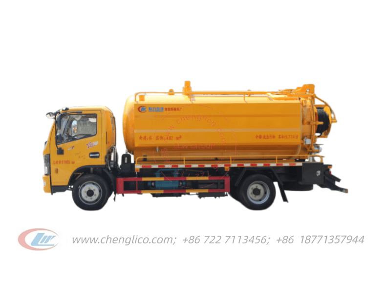 Dongfeng Dolica 10000L High‑Pressure Washing & Sewage Suction Truck